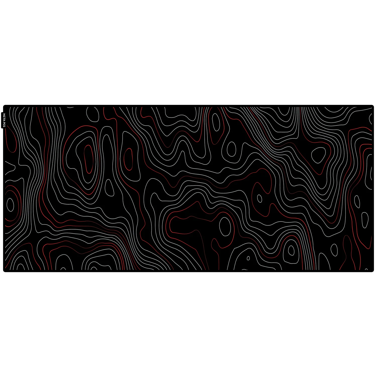 Topographic Deskmat (Black)